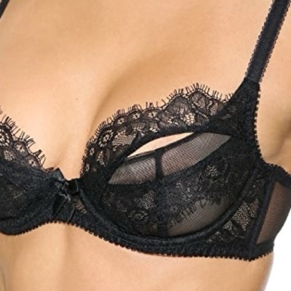 L’AGENT PROVOCATEUR NWT Idalia Lace Peek a Boo Bra with Nordstroms tag.